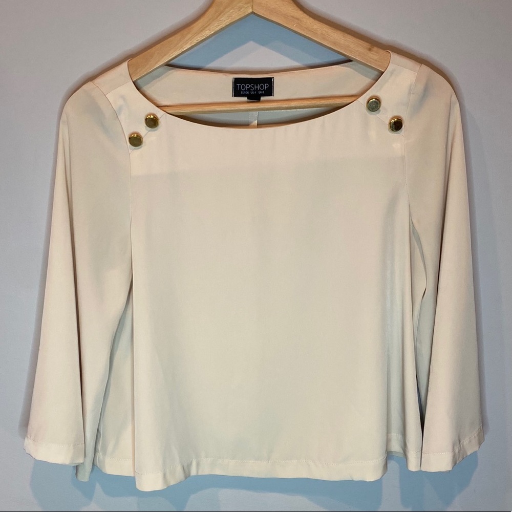 TopShop Satin Blouse